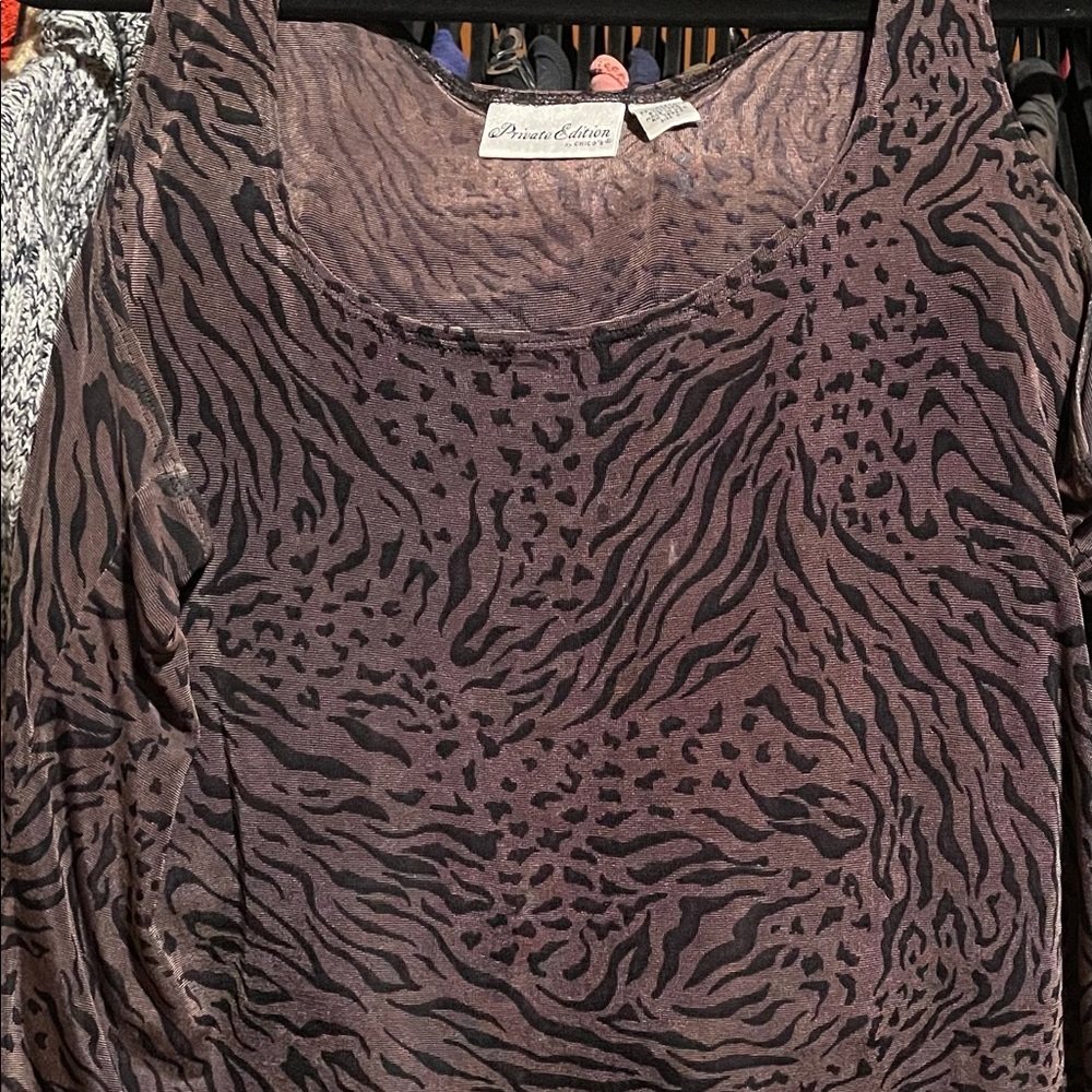 3x Chico’s Animal Print Tank Top